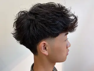 ショート メンズ 🔥フェードカット/ パーマ特化🔥/森のヘアスタイル