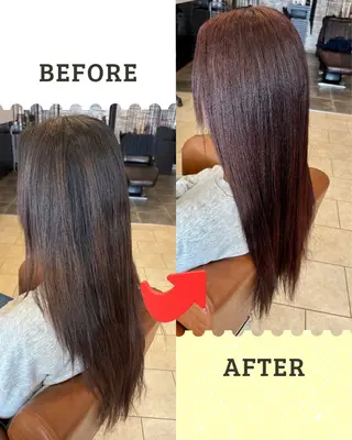 カラー 沖本 あやののヘアスタイル