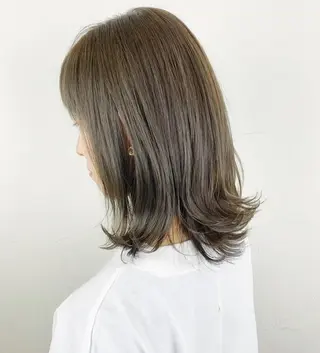 ミディアム 永島 妹のヘアスタイル