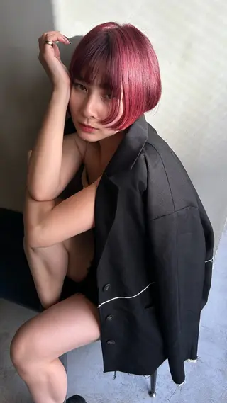 ショート カラー ショート/ボブ/ 心斎橋/宮脇美奈のヘアスタイル