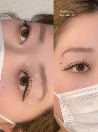 マツエク・マツパ Éclat  エクラ所属・Éclat masayoのマツエク・マツパデザイン