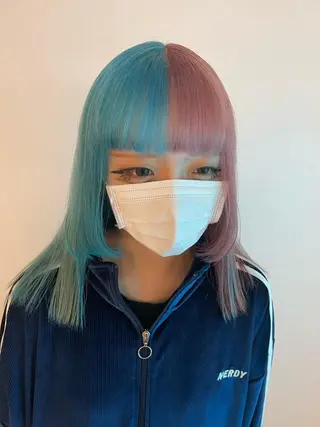 カラー デザインカラー 🎀REINA🎀のヘアスタイル