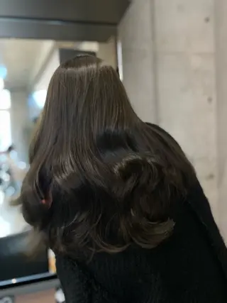 セミロング カラー yuuna/ ハッシュカット🎀のヘアスタイル
