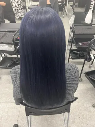 セミロング カラー ブリーチなし特化 美容師💖SAE💖のヘアスタイル