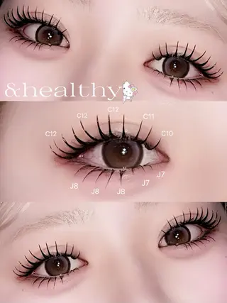 マツエク・マツパ fein.aoi🎀 🤍のマツエク・マツパデザイン