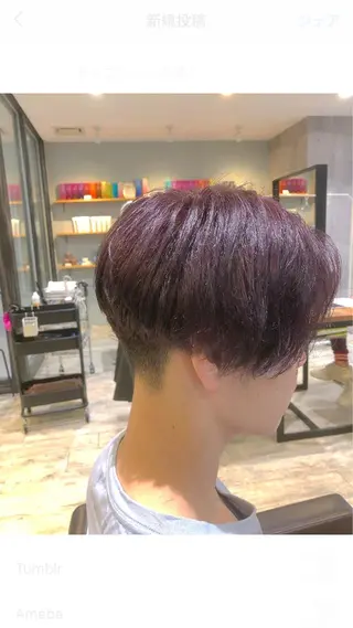 ショート カラー パーマ ヘアアレンジ メンズ キッズ ネイル マツエク・マツパ EnBlesS西宮 マンツーマン神道有基のヘアスタイル