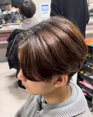 ショート カラー パーマ メンズ メンズ特化 👑YUTAのヘアスタイル