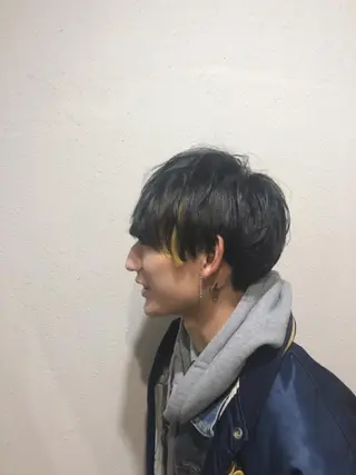 ショート カラー メンズ Joshua / 素髪改善のヘアスタイル