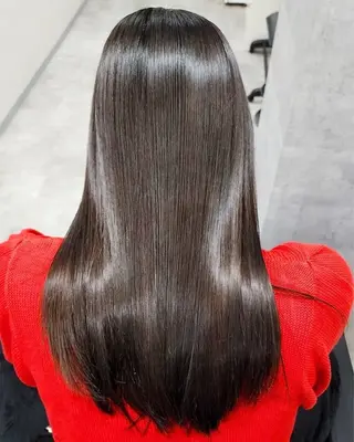 ロング 細字 達哉のヘアスタイル