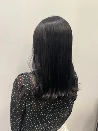 ミディアム カラー ✨透明感カラー✨ 🦖佐々木未来🦕のヘアスタイル
