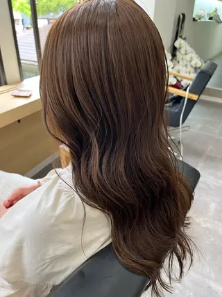 セミロング カラー (kakko )のヘアスタイル