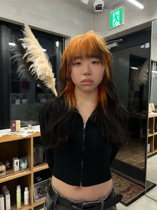 ロング サカモト ナオミのヘアスタイル