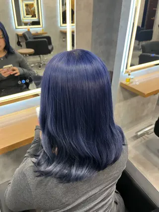 カラー 札幌ブリーチなし 👑ヒリュウのヘアスタイル