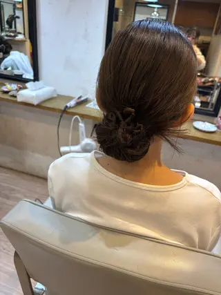 ヘアアレンジ 韓国ヘアー🇰🇷 MIWAのヘアスタイル