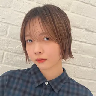 ショート カラー 【吉祥寺】ショート/ レイヤーボブ/ryoのヘアスタイル