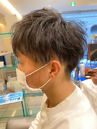 パーマ メンズ メンズパーマ 副店長ユウタのヘアスタイル