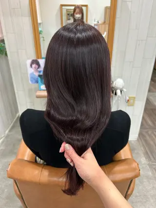 ロング カラー おおた きょうかのヘアスタイル
