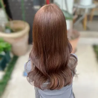 ロング カラー ブリーチなしカラー kana🐱のヘアスタイル