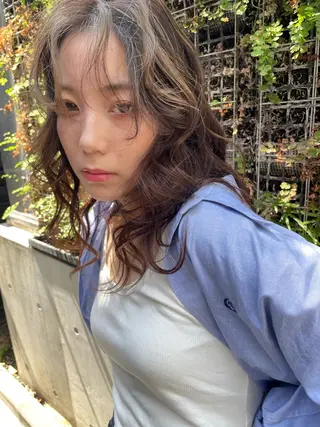 ロング パーマ 【お洒落パーマ】 Elme　肥塚康汰郎のヘアスタイル