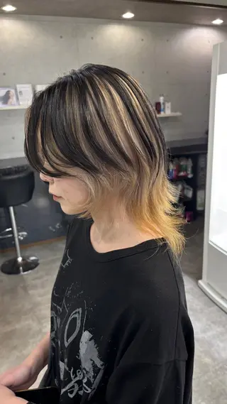 ミディアム REVE美容室 REVEマツエクのヘアスタイル