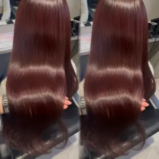 ロング 新宿♡暖色カラー/ エクステ/スズ‎🤍のヘアスタイル