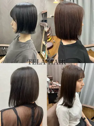ショート カラー パーマ TELA HAIR WAKABA🌱のヘアスタイル