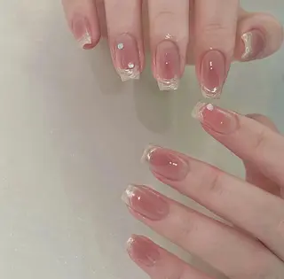 ネイル AND Nail 長さだし専門店のネイルデザイン