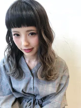 ミディアム カラー メンズカット特化柏駅 徒歩3分LOUのヘアスタイル