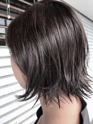 ショート カラー レイヤーカット匠 イソザキノリユキのヘアスタイル