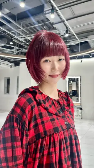 ショート 石塚 瑛里菜のヘアスタイル