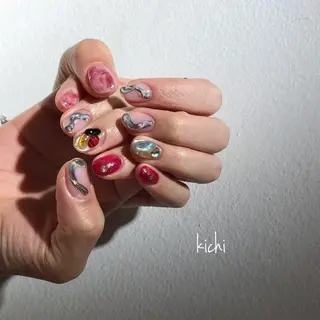 ネイル kichi･: *のネイルデザイン