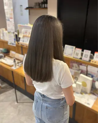 カラー はっとり ななせのヘアスタイル