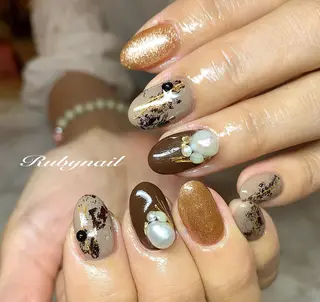 ショート ネイル プライベートサロン Rubynailのネイルデザイン