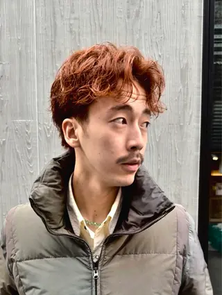 ショート メンズパーマ梅田 ・川副史晶のヘアスタイル