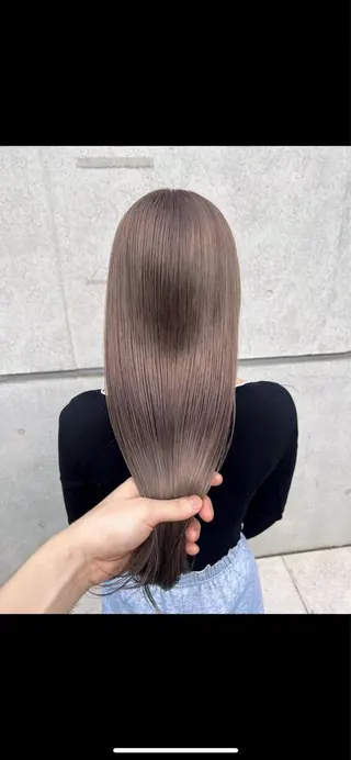 ロング カラー ✨縮毛矯正✖︎顔周り レイヤー✨ナカムラのヘアスタイル