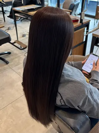 ロング カラー 髪質改善カラー✨ メンズ特化✨竹田渉真のヘアスタイル