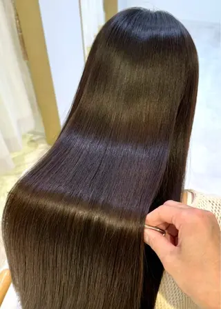 セミロング カラー 緑区/艶髪 🦋柿下のヘアスタイル