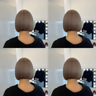 ショート カラー ✨縮毛矯正✖︎顔周り レイヤー✨ナカムラのヘアスタイル