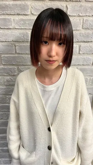 ショート 【美ボブ.艶カラー. 梅田茶屋町】midoのヘアスタイル