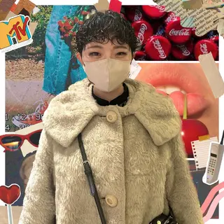ショート パーマ ブリーチパーマ 🎀Rumiのヘアスタイル