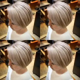 ショート ✨縮毛矯正✖︎顔周り レイヤー✨ナカムラのヘアスタイル