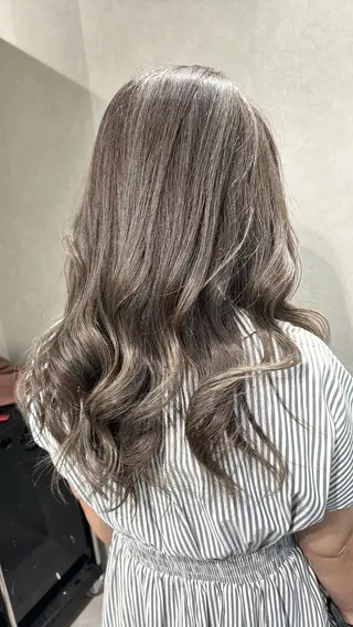 ロング カラー シマオカイッセイ 個室サロンaceのヘアスタイル