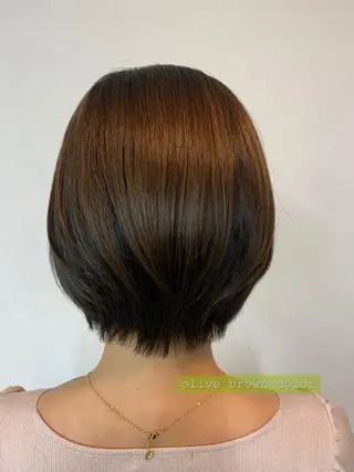 ショート カラー ✂︎レディース のメンズカット屋さんのヘアスタイル