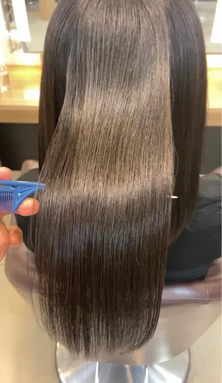 ロング 髪質改善・縮毛・ 艶髪カラー　Maruのヘアスタイル