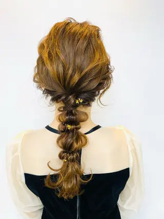 ロング 🌟天王寺ヘアセット 🥑アレンジ師🌟のヘアスタイル