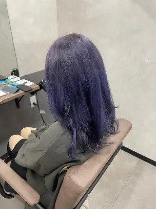 ロング カラー 石川 晴那のヘアスタイル
