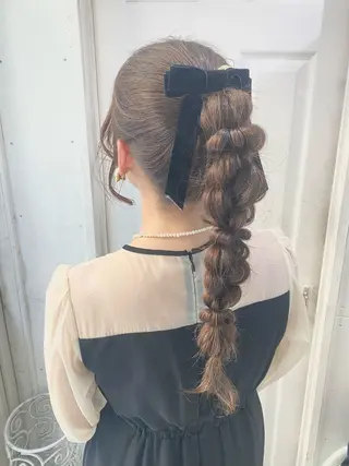 ヘアアレンジ uros.中目黒 moekaのヘアスタイル