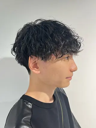 ショート パーマ メンズ 🏆メンズヘア特化 🥇代表りんぺーのヘアスタイル