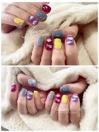 ネイル フルリール 【プライベートサロンのネイルデザイン