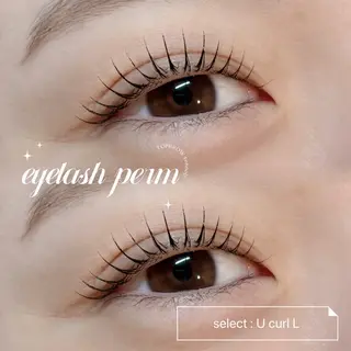 マツエク・マツパ TOP BROW wakanaのマツエク・マツパデザイン
